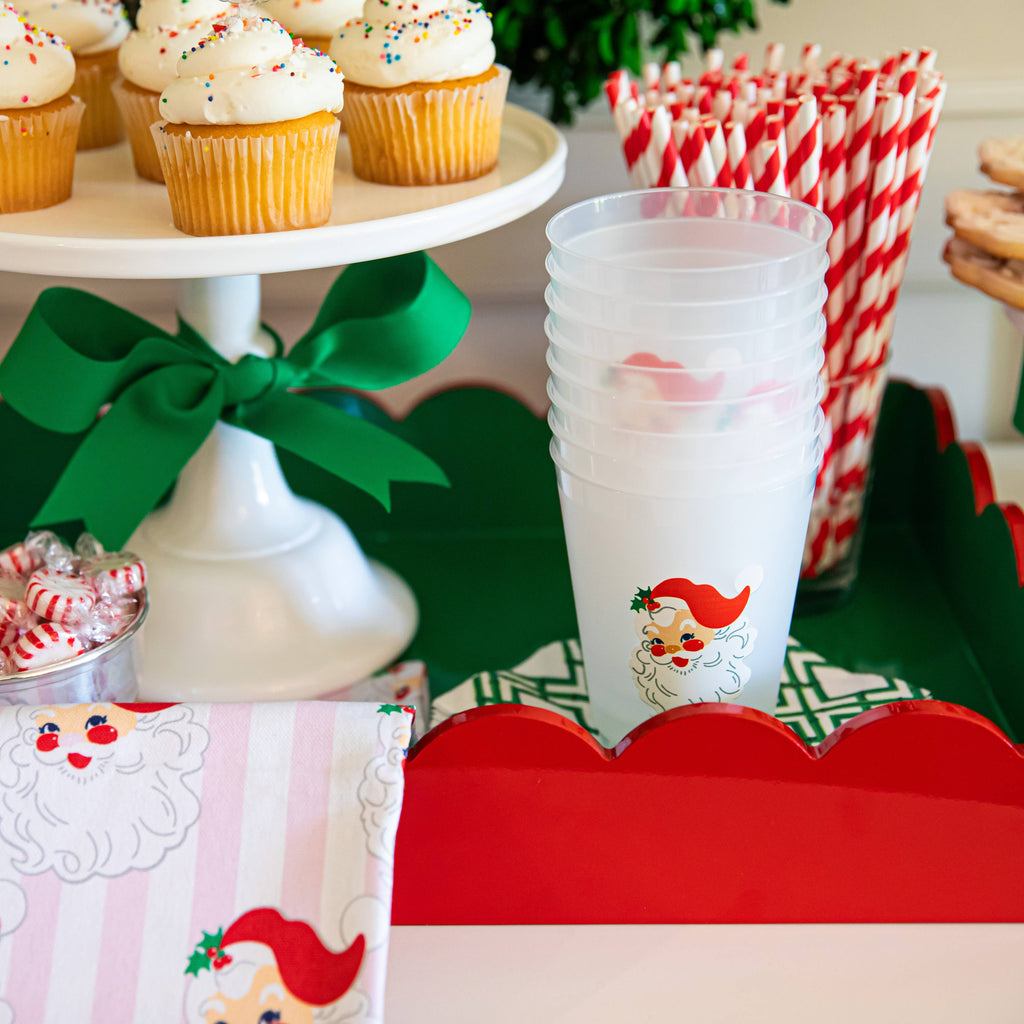 Santa Claus Christmas Shatterproof Cups