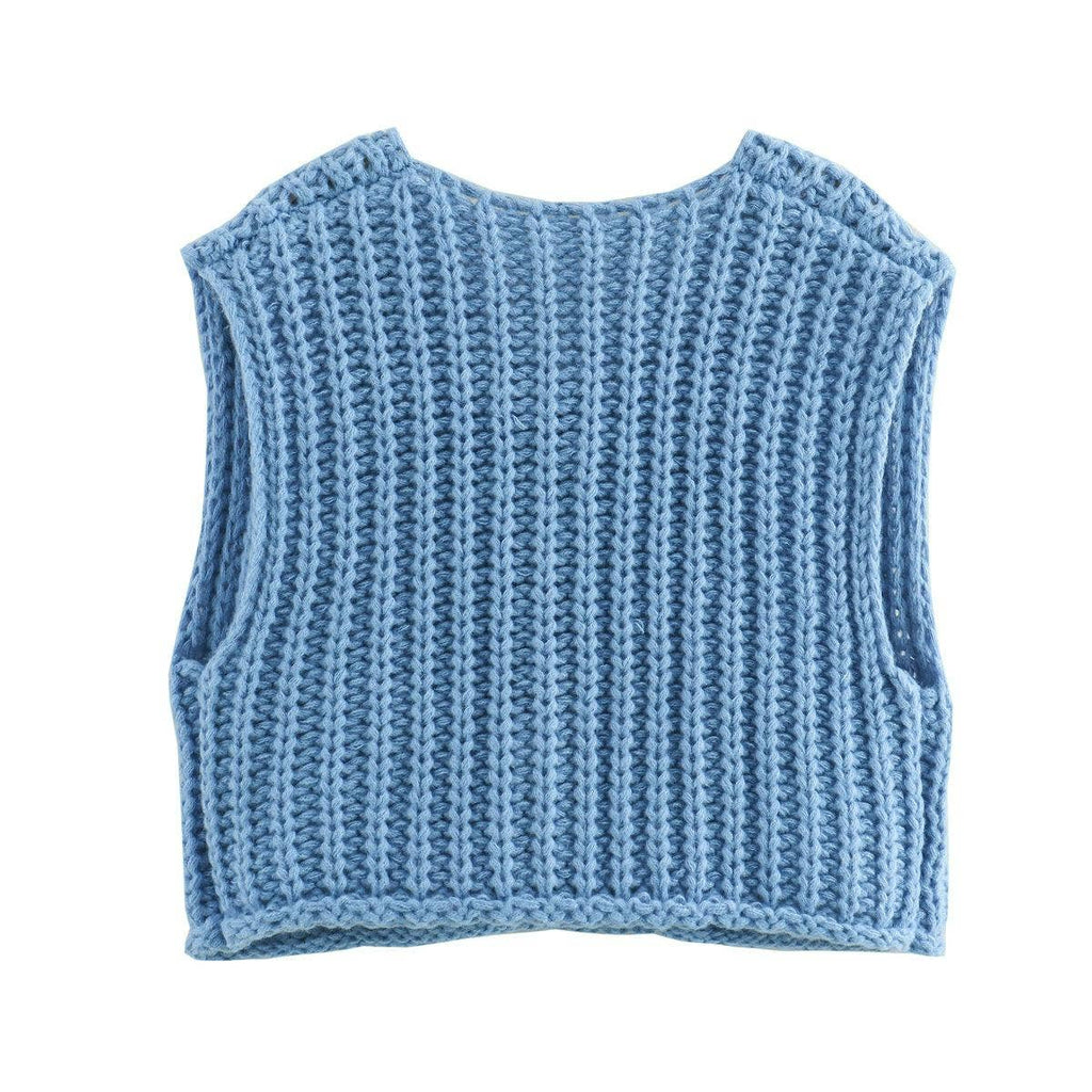 *Pre-Order* Ginny Chunky Knitted Sweater Vest - Various Colors