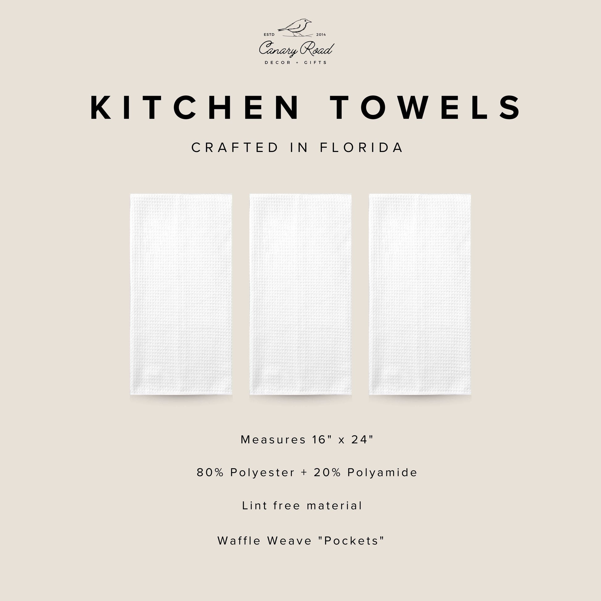 Floral Grand Millennial Kitchen Towel