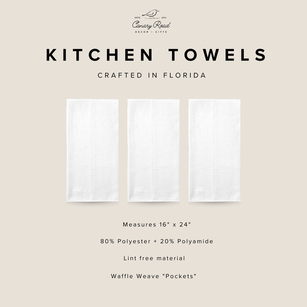 Blue & White Dog Chinoiserie Kitchen Towel