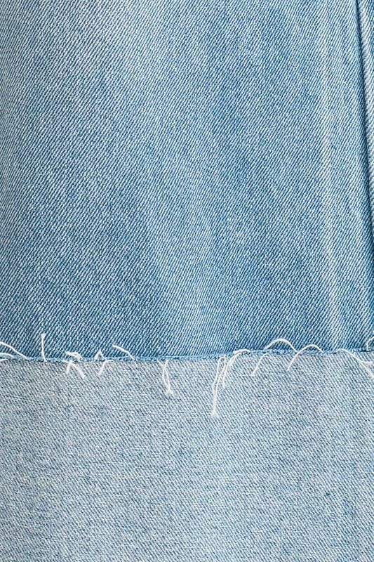 *Sale* High Waisted Wide Leg Cuff Jeans