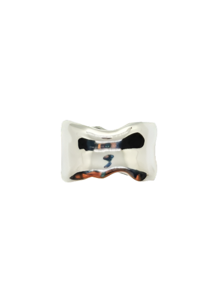 Julie Polished Silver-Tone Cuff Bracelet