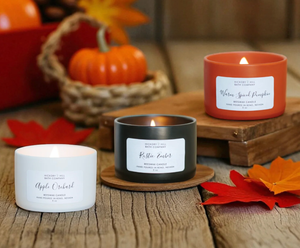 Warm Spiced Pumpkin Non-Toxic Beeswax Candle 5oz