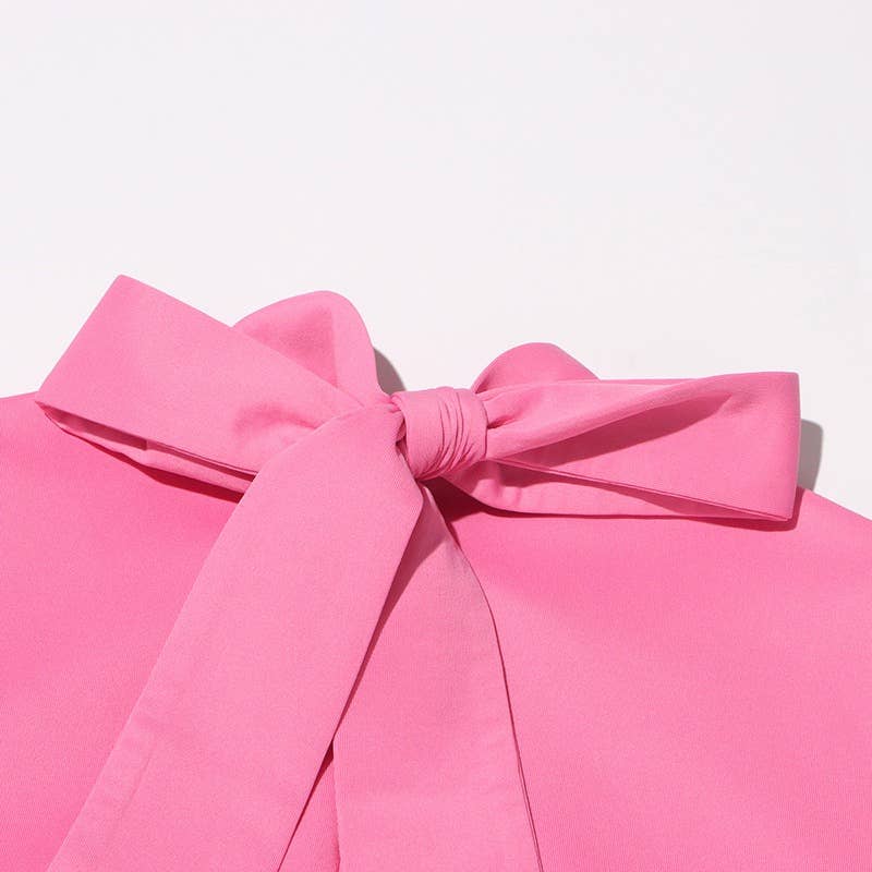 Meg Sleeveless 3D Flower Maxi Dress in Pink