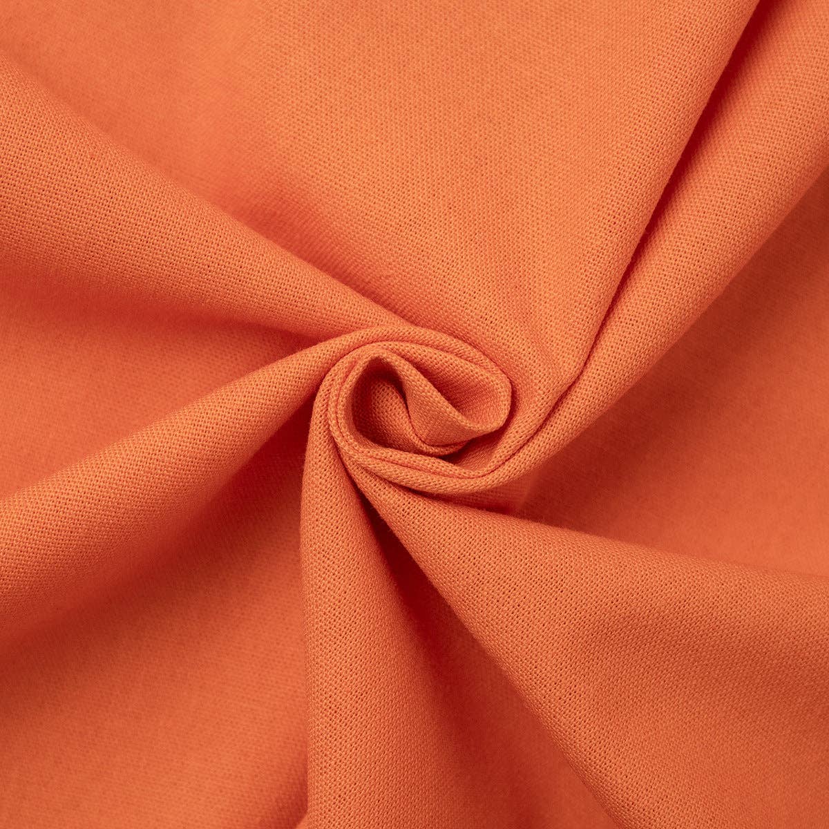 *Final Sale* Laurie Cotton & Linen Vest with Long Swing Skirt Set in Orange